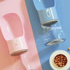 2 IN 1 PORTABLE PET FEEDER - LIGHT GREY