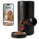 WOPET Automatic Dog Feeder with Camera,1080P HD Video with Night Vision, 5GHz/2.4GHz Dog Food Dispenser with App Control, 4GB SD Card, 2-Way Audio for Cats & Dogs