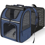 Cat Carrier Backpacks Expandable Cat Backpack with Shade Cover, Breathable Mesh Pet Carrier Backpack Bag for Travel Hiking Campi Stone's Store
