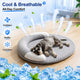 Cooling Pet Bed with Ice Silk Fabric | Breathable Summer Sofa Bed for Dogs & Cats