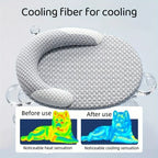 Cooling Pet Bed with Ice Silk Fabric | Breathable Summer Sofa Bed for Dogs & Cats