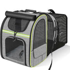 Cat Carrier Backpacks Expandable Cat Backpack with Shade Cover, Breathable Mesh Pet Carrier Backpack Bag for Travel Hiking Campi Stone's Store