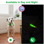 USB Rechargeable LED Dog Collar – Adjustable Light-Up Safety Collar with 3 Glow Modes for Dogs & Cats