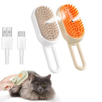 1pcs Steam Pet Brush 3-in-1 Massage Dog Steamy Brush Spray Beauty Tangled and Loose Hair Removal Cats Grooming Comb Dogs