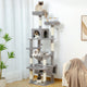 Large Multi-Level Cat Tree & Tower – Sisal Scratching Posts, Spacious Condos, Hammock & Padded Perches for Indoor Cats