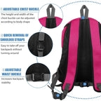 New Dog Pet Backpack Carrier Travel Bag Front Pack Breathable Adjustable with Safety Reflective Strips for Hiking Outdoor Cats HOHAHA Store