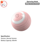 This interactive spherical toy for cats features an automatically rotating tail ball design and isarechargeable electric pet toy
