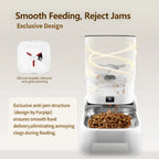 4.5L Elevated Smart Pet Feeder — 15cm Raised Stand, 1080P Camera or Key Control for Cats & Dogs