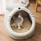 Cozy Cave Cat Bed — Soft, Foldable & Machine Washable