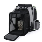 Cat Carrier Backpacks Expandable Cat Backpack with Shade Cover, Breathable Mesh Pet Carrier Backpack Bag for Travel Hiking Campi Stone's Store
