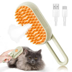 1pcs Steam Pet Brush 3-in-1 Massage Dog Steamy Brush Spray Beauty Tangled and Loose Hair Removal Cats Grooming Comb Dogs