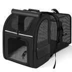 Cat Carrier Backpacks Expandable Cat Backpack with Shade Cover, Breathable Mesh Pet Carrier Backpack Bag for Travel Hiking Campi Stone's Store