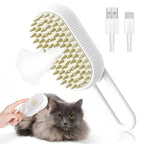 1pcs Steam Pet Brush 3-in-1 Massage Dog Steamy Brush Spray Beauty Tangled and Loose Hair Removal Cats Grooming Comb Dogs