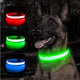 USB Rechargeable LED Dog Collar – Adjustable Light-Up Safety Collar with 3 Glow Modes for Dogs & Cats
