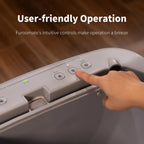 Automatic, Self-Cleaning, Open-Top Litter Box with Odor Control.