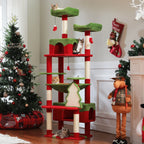Large Multi-Level Cat Tree & Tower – Sisal Scratching Posts, Spacious Condos, Hammock & Padded Perches for Indoor Cats