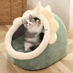 Cozy Cave Cat Bed — Soft, Foldable & Machine Washable