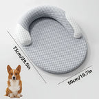 Cooling Pet Bed with Ice Silk Fabric | Breathable Summer Sofa Bed for Dogs & Cats