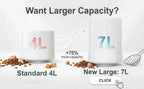 4.5L Elevated Smart Pet Feeder — 15cm Raised Stand, 1080P Camera or Key Control for Cats & Dogs