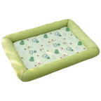 Square Cooling Pet Bed with Neck Support — Breathable, Waterproof & Anti-Slip for Dogs & Cats
