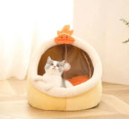Cozy Cave Cat Bed — Soft, Foldable & Machine Washable